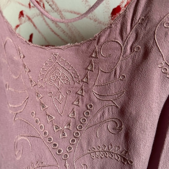 Lush Lavender Women's Top with Tie Detail Size S - Picture 5 of 16